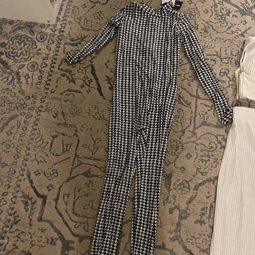 Plaid jumpsuit